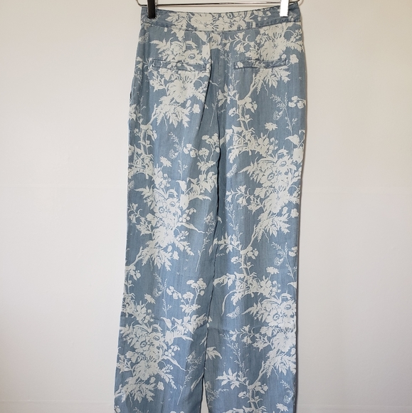 NWT PAIGE – Reeve Floral Wide Leg Tencel Pants - Picture 8 of 10